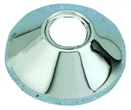 ROSACE CONIQUE SANITAIRE CHROMEE POUR RACCORD EXCENTRE