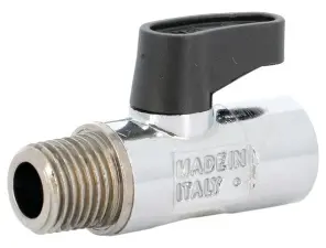 MICRO VANNE A SPHERE LAITON MF