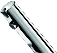 ROBINET ELECTRONIQUE TEMPORISE LAVABO COLLECTIVITE LAITON MASSIF CHROME TEMPOMATIC 4 DELABIE 440006
