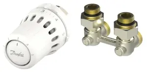 KIT THERMOSTATIQUE BITUBE EQUERRE DANFOSS 015G5353