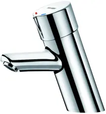 MITIGEUR TEMPORISE LAVABO COLLECTIVITE LAITON MASSIF CHROME TEMPOMIX DELABIE 795000 NF