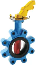 VANNE PAPILLON BOAX-B A OREILLES TARAUDEES NITRILE NF ROB-GAZ EVO KSB