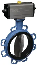 VANNE PAPILLON ACTIONNEUR PNEUMATIQUE DOUBLE EFFET BOAX-B EVO KSB