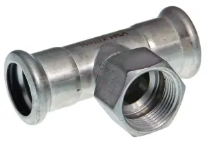 TE A SERTIR MIXTE INOX 304 (1.4301) FEMELLE / FEMELLE A VISSER XPRESS