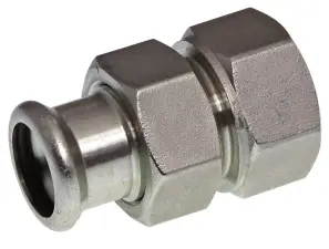 RACCORD UNION A SERTIR INOX 304 (1.4301) FEMELLE A VISSER XPRESS
