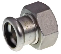 RACCORD MIXTE A SERTIR INOX 304 (1.4301) A ECROU TOURNANT XPRESS