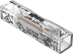 BORNE A LEVIER INLINE A ENFICHER WAGO 2773-2401