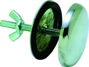 CACHE TROU CHROME POUR LAVABO
