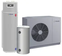 POMPE A CHALEUR AIR/EAU HAUTE TEMPERATURE HTi70 DS170 + PILOTE INTUIS