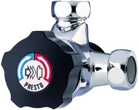 MITIGEUR DE DOUCHE COLLECTIVITE A APPLIQUE LAITON CHROME A VISSER ACS PRESTO ALPA 35011