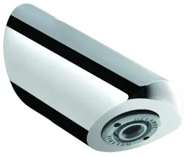 POMME DE DOUCHE FIXE ENCASTREE COLLECTIVITE LAITON MASSIF CHROME ACS DELABIE TONICJET 712000