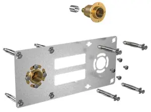 SORTIE CLOISON AVEC RACCORD PER A SERTIR DROIT ROBIFIX ENTRAXE 150 MM