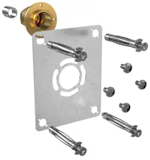 SORTIE CLOISON MONOTROU AVEC RACCORD DROIT PER A SERTIR ROBIFIX