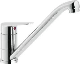 MITIGEUR EVIER MONOTROU BEC ORIENTABLE NF BLUES NOBILI BS101113/60CR