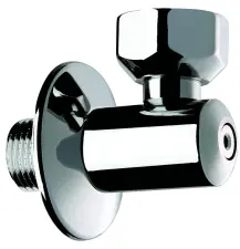 ROBINET D'ARRET EQUERRE POUR URINOIR LAITON CHROME DELABIE 836015 836020