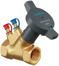 VANNE D'EQUILIBRAGE LAITON TARAUDEE FF PN25 HYDROCONTROL V OVENTROP
