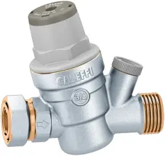 REDUCTEUR DE PRESSION A MEMBRANE LAITON CHROME ECROU TOURNANT/MALE ACS