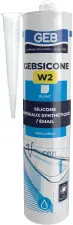 MASTIC SILICONE D'ETANCHEITE NEUTRE AVEC FONGICIDE GEBSICONE W2 GEB