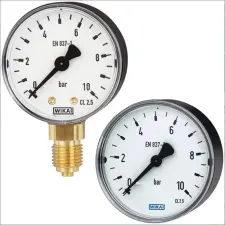 HYDROMETRE ABS RACCORD RADIAL LAITON A CADRAN SEC WIKA