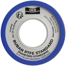 RUBAN D'ETANCHEITE PTFE TRADITIONNEL GEB