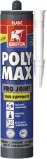 MASTIC D'ETANCHEITE POLY MAX SEALANT PROJOINT SANS SILICONE GRIFFON