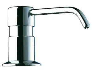DISTRIBUTEUR DE SAVON LIQUIDE POSE SUR LAVABO LAITON CHROME DELABIE 729012