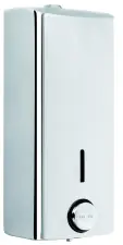 DISTRIBUTEUR DE SAVON LIQUIDE MURAL ANTIVANDALISME INOX POLI DELABIE 510580