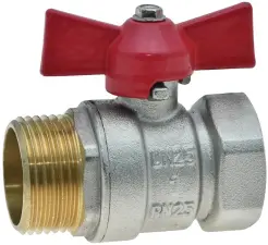 ROBINET A BOISSEAU SPHERIQUE ACS MF A MANETTE OPTIEMMF