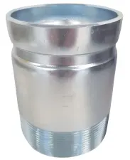 RACCORD MIXTE RAINUREE / A VISSER ACIER ELECTRO-ZINGUE T1