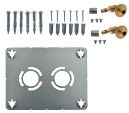 SORTIE DE CLOISON A SERTIR PER FIXAROBS ENTRAXE 50MM