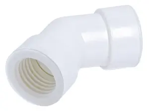 COUDE PVC FF 45° POUR RESEAU D'EVACUATION DES CONDENSATS
