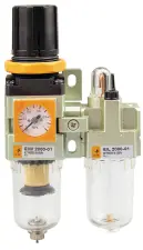 FILTRE REGULATEUR LUBRIFICATEUR COMPACT POUR AIR COMPRIME CGR