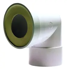 PIPE WC PVC COUDEE FEMELLE FEMELLE COURTE A COLLER