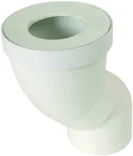 PIPE WC PVC FEMELLE MALE ORIENTABLE A COLLER NF NICOLL 1PWOR