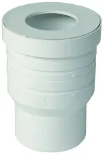 PIPE WC PVC DROITE FEMELLE MALE COURTE A COLLER NF NICOLL SRW34
