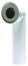 PIPE WC PVC COUDEE FEMELLE MALE LONGUE RECOUPABLE A COLLER