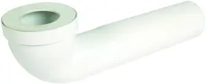 PIPE WC PVC COUDEE FEMELLE MALE LONGUE RECOUPABLE A COLLER NF NICOLL CTW5540