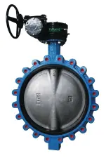 VANNE PAPILLON INOX CORPS FONTE GS OREILLES TARAUDEES + RM VPE4609-08 EPDM PN10 TECOFI