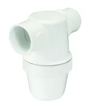 SIPHON LAVABO PVC-C BLANC ENTREE HORIZONTAL A COLLER NICOLL 1YF1CB 1YH1CB
