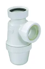 SIPHON LAVABO PVC-C BLANC ENTREE VERTICALE NICOLL 1YFECB 1YHECB