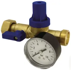 REDUCTEUR DE PRESSION MONOBLOC APRES COMPTEUR + MANOMETRE PRESSIOM