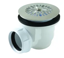 BONDE RECEVEUR DE DOUCHE PLASTIQUE A VISSER OU COLLER NF NICOLL 0205001