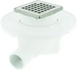 SIPHON DE SOL DOUCHE A L'ITALIENNE PVC-C A COLLER NF NICOLL SICAX