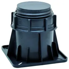 PIED DE RECEVEUR DE DOUCHE REGLABLE EN POLYPROPYLENE 110X110