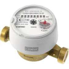COMPTEUR DIVISIONNAIRE EAU FROIDE/EAU CHAUDE JET UNIQUE R100/50 ACS 1708