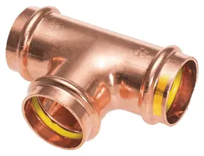 TE REDUIT A SERTIR CUIVRE FEMELLE PROFIL V B-PRESS GAS ATG