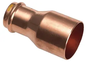 REDUCTION A SERTIR CUIVRE MALE FEMELLE PROFIL V B-PRESS GAS ATG