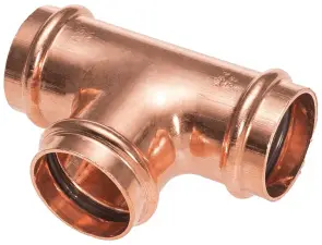 TE EGAL A SERTIR CUIVRE FEMELLE PROFIL V B-PRESS