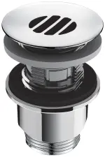 BONDE HYGIENA LAVABO ABS ET LAITON POLI CHROME MALE A VISSER DELABIE 611