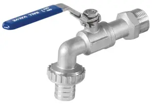 ROBINET DE PUISAGE A BOISSEAU SPHERIQUE INOX POIGNEE PLATE CGR